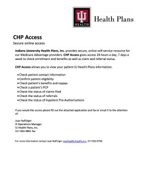CHP Access User Agreement