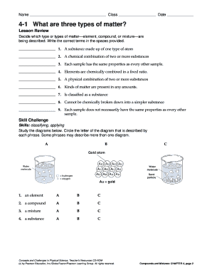 4-1 What are three types of matter - pleasvalk12iaus - pleasval k12 ia