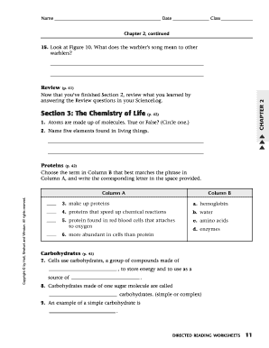 Science Worksheet