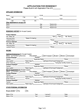 Tenant reference letter - Rental Application Checklist Rental Application COMPLETELY