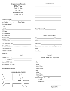 Accident Report Form