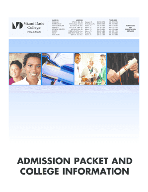 Miami Dade College Admission Application