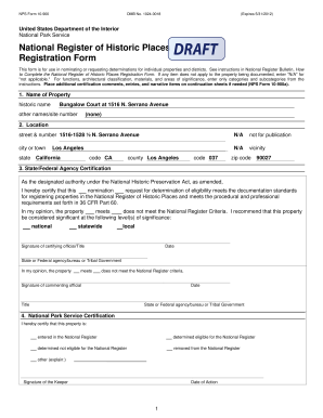National Register of Historic Places Registration Form