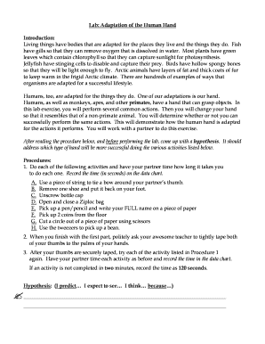 Human Hand Adaptation Lab