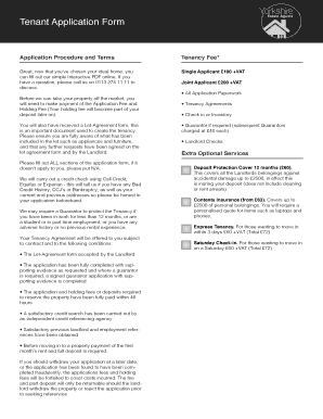 Tenant Application Form