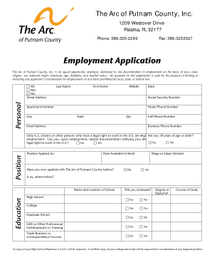 Employment Application