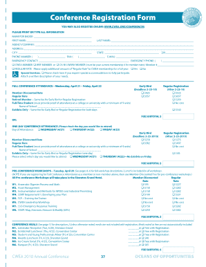 Conference Registration Form
