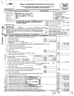 Form 990 2005