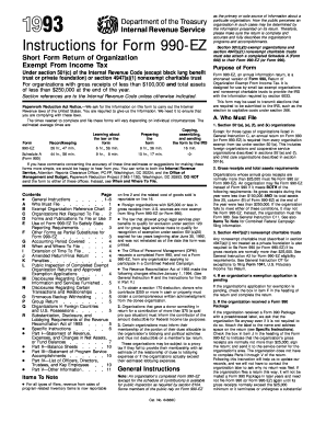 Instructions for Form 990-EZ