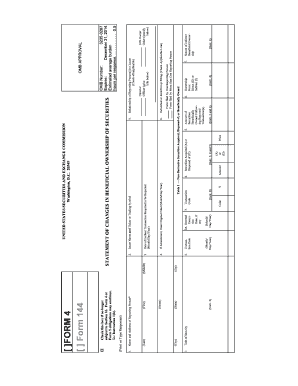 Form 4 Statement of Changes in Beneficial Ownership