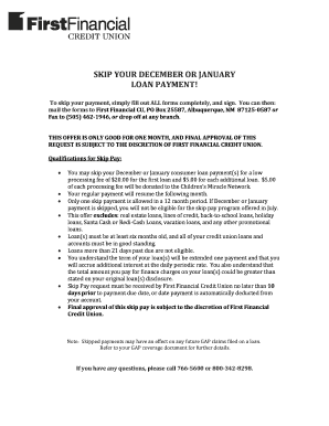 Skip Payment Application