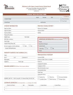 Student Registration Form