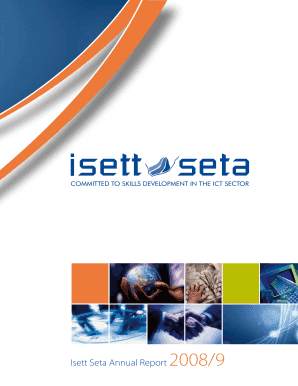 Isett Seta Annual Report 20089 - isett org