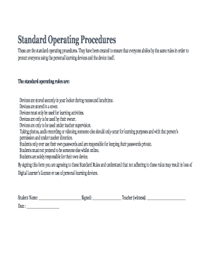 Student Device Use Agreement