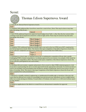 Thomas Edison Supernova Award