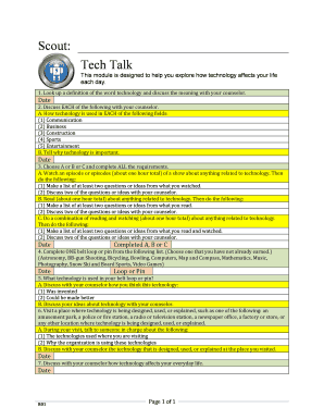 Scout Technology Talk Module
