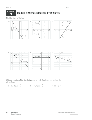 Geometry Student Worksheet