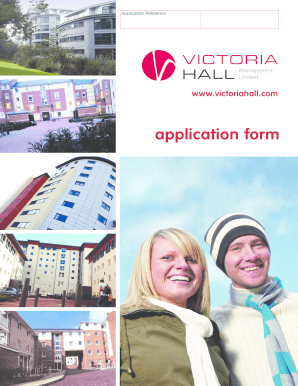 Victoria Hall Employment Application Form