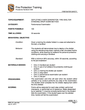 Firefighter Safety Training Exam