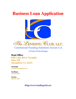 Business Loan Application