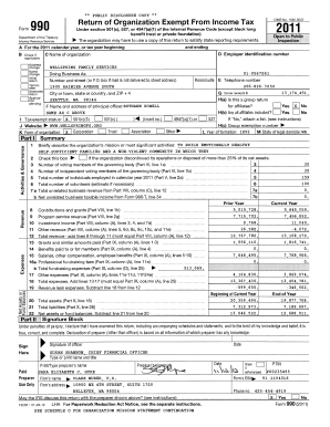 IRS Form 990 2011