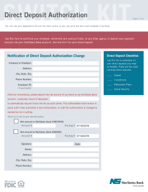 NorStates Bank Switch Kit