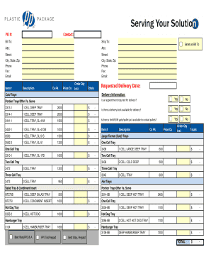 Purchase Order Form