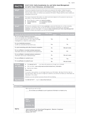 Verity Investments Privacy Notice