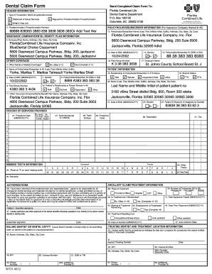 Dental Claim Form
