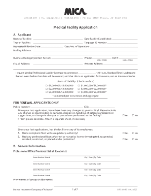 Medical Facility Application