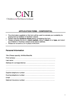 Triple net lease template - APPLICATION FORM CONFIDENTIAL - CommunityNI - communityni