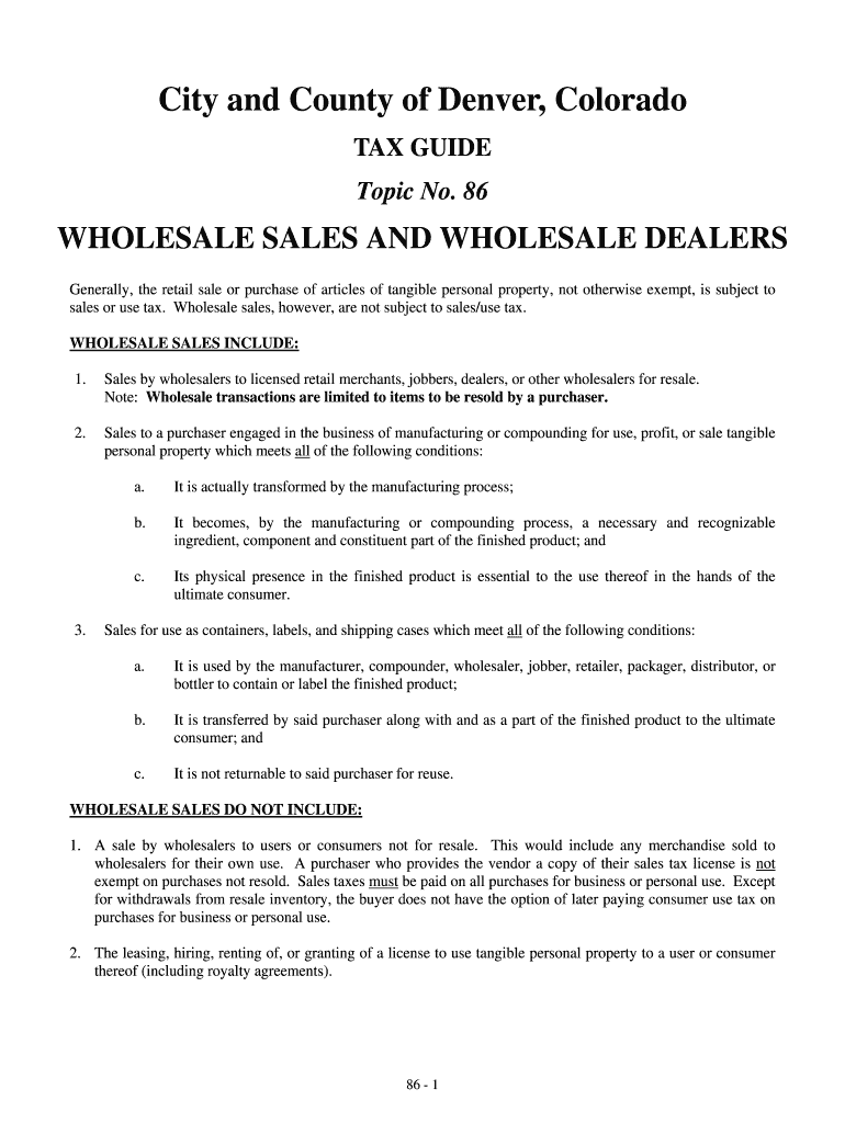 dealers wholesale Preview on Page 1.