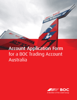BOC Trading Account Application Form