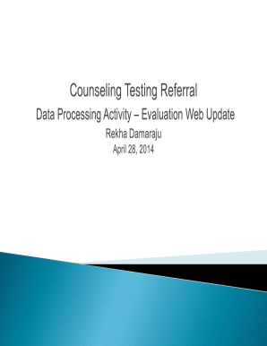 HIV Testing Form