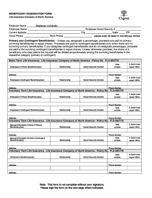 Beneficiary Designation Form