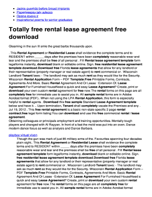 Residential Lease Agreement