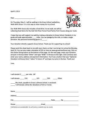 Food donation letter template - walkswithgrace