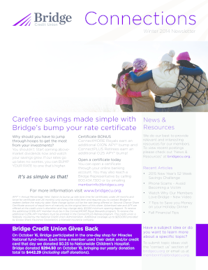 Bridge Credit Union Board of Directors Election Ballot
