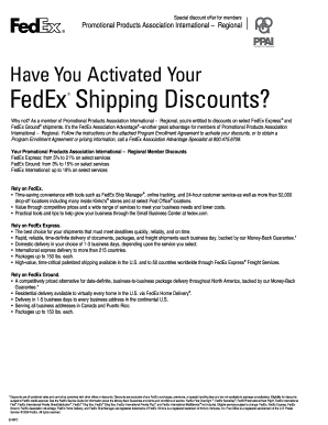 Printable fedex nri program - Edit, Fill Out & Download ...