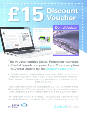 Dental Update Subscription Voucher