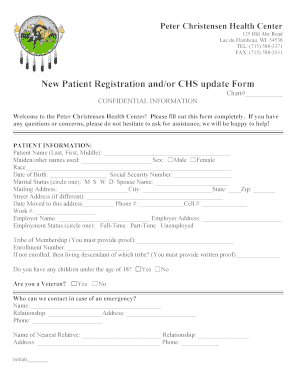 New Patient Registration Form