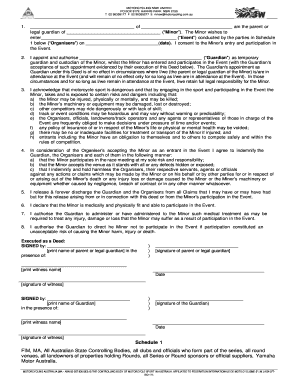 Minor Participation Consent Form