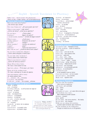 Pharmacy Patient Intake Form