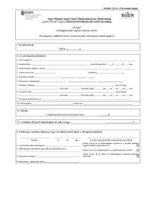 Hungarian Tourist Tax Declaration