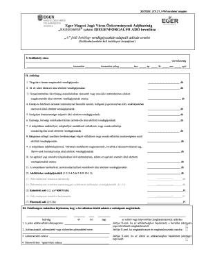 Tourism Tax Declaration Form