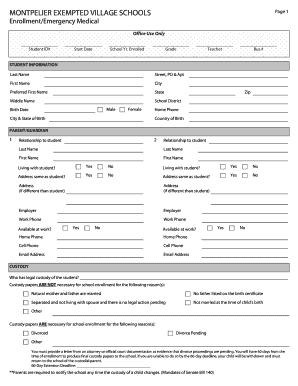 babysitting forms for babysitters to fill out