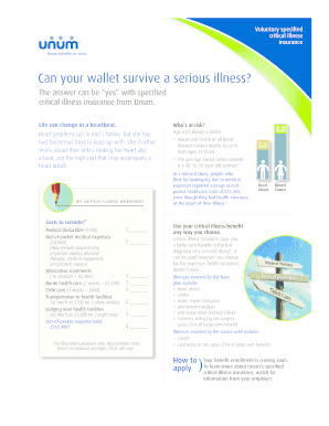 Critical Illness Insurance Worksheet