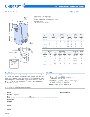 Cush-A-Grip Pipe and Conduit Supports