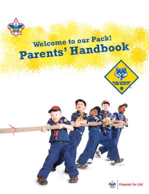 Cub Scouts Pack Information Form