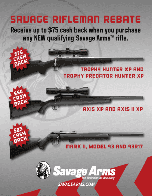 Savage Rifleman Rebate Form